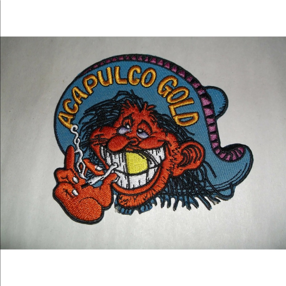 Acapulco gold iron on patch